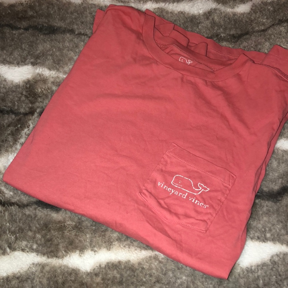 Pink Vineyard Vines Tee